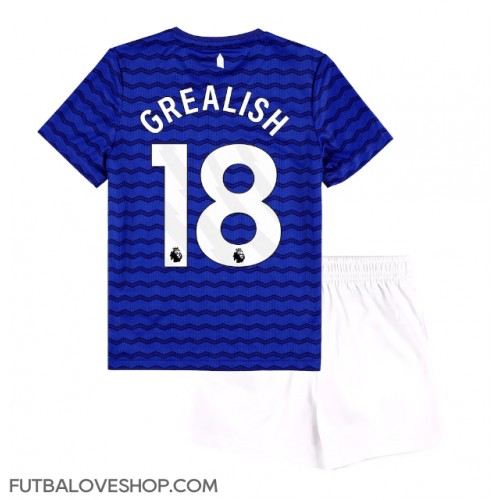Dres Everton Jack Grealish #18 Domáci pre deti 2025-26 Krátky Rukáv (+ trenírky)